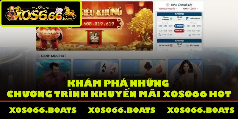 Khám phá những chương trình khuyến mãi Xoso66 hot